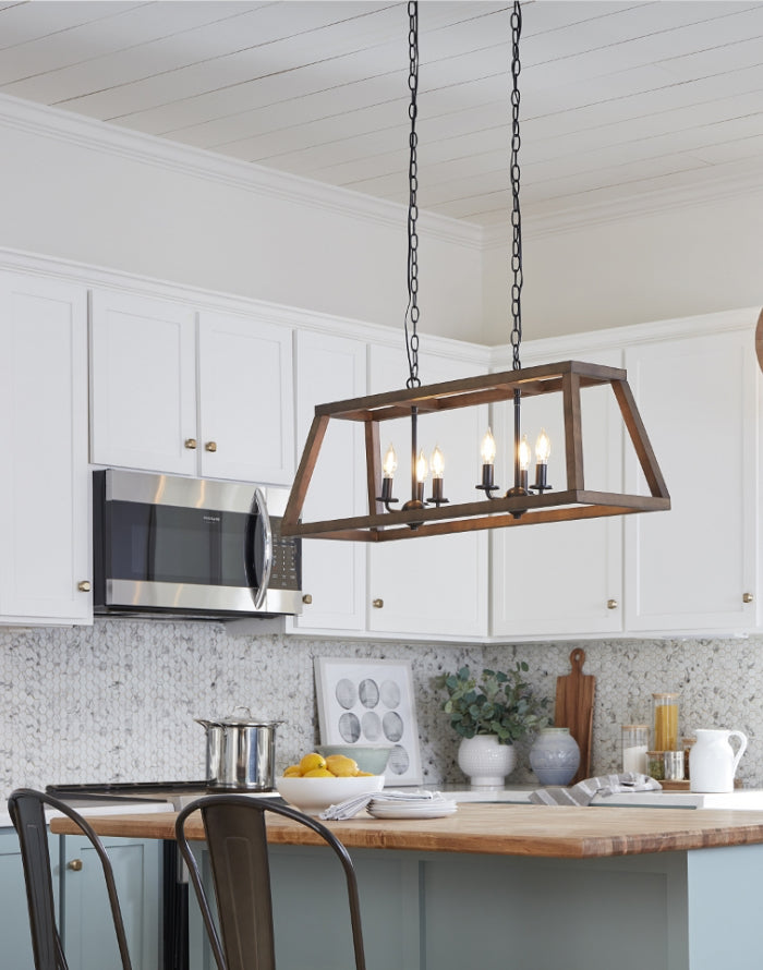 BARROW 36'' WIDE 6-LIGHT LINEAR CHANDELIER