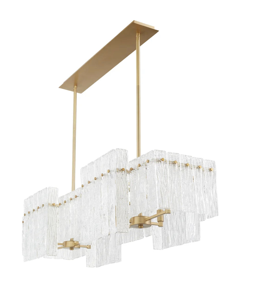 Othello 8-Light Linear - Aged Brass