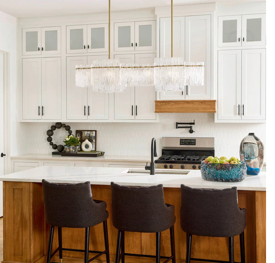 Othello 8-Light Linear - Aged Brass