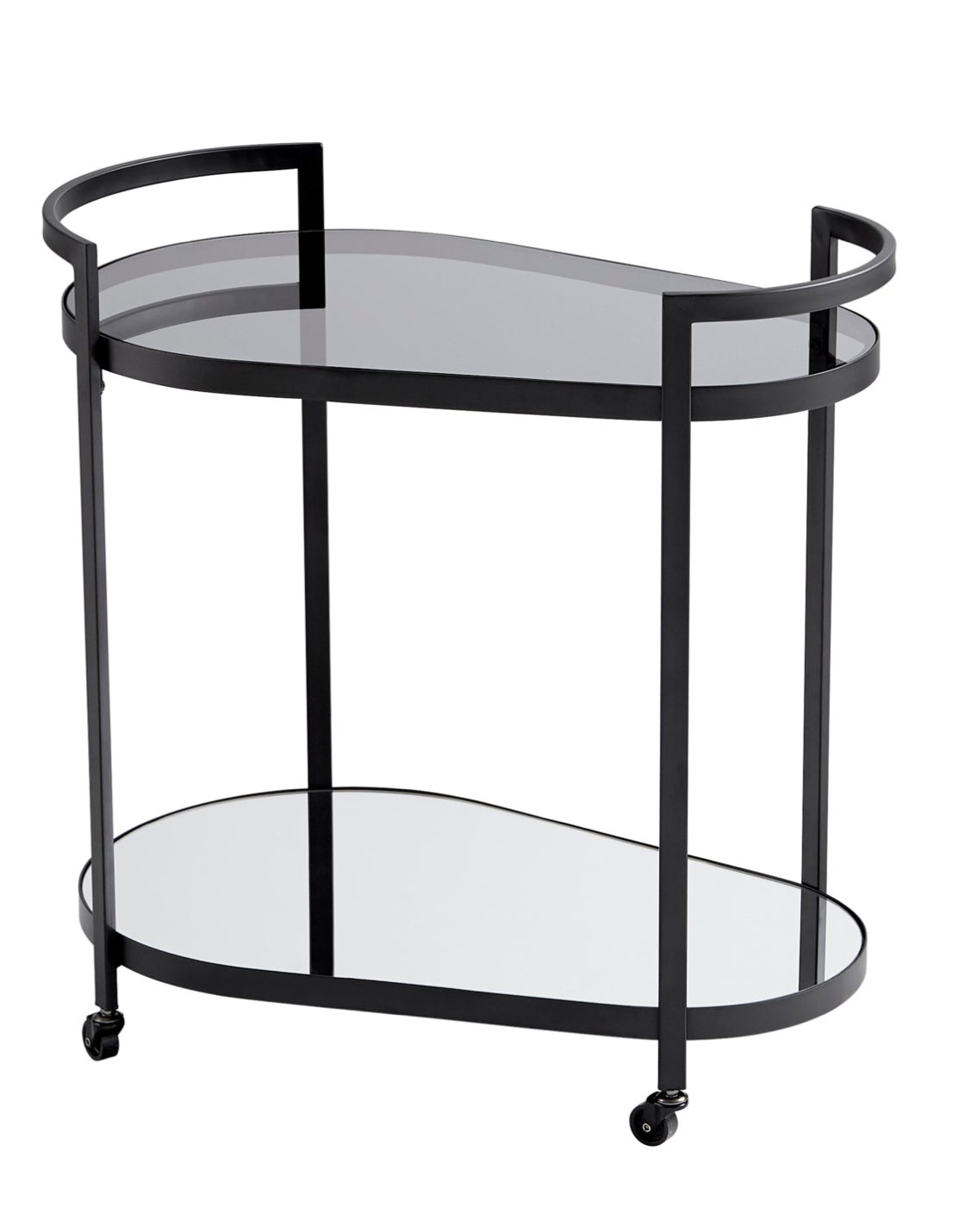 Black Metal Bar Cart- Cosmo