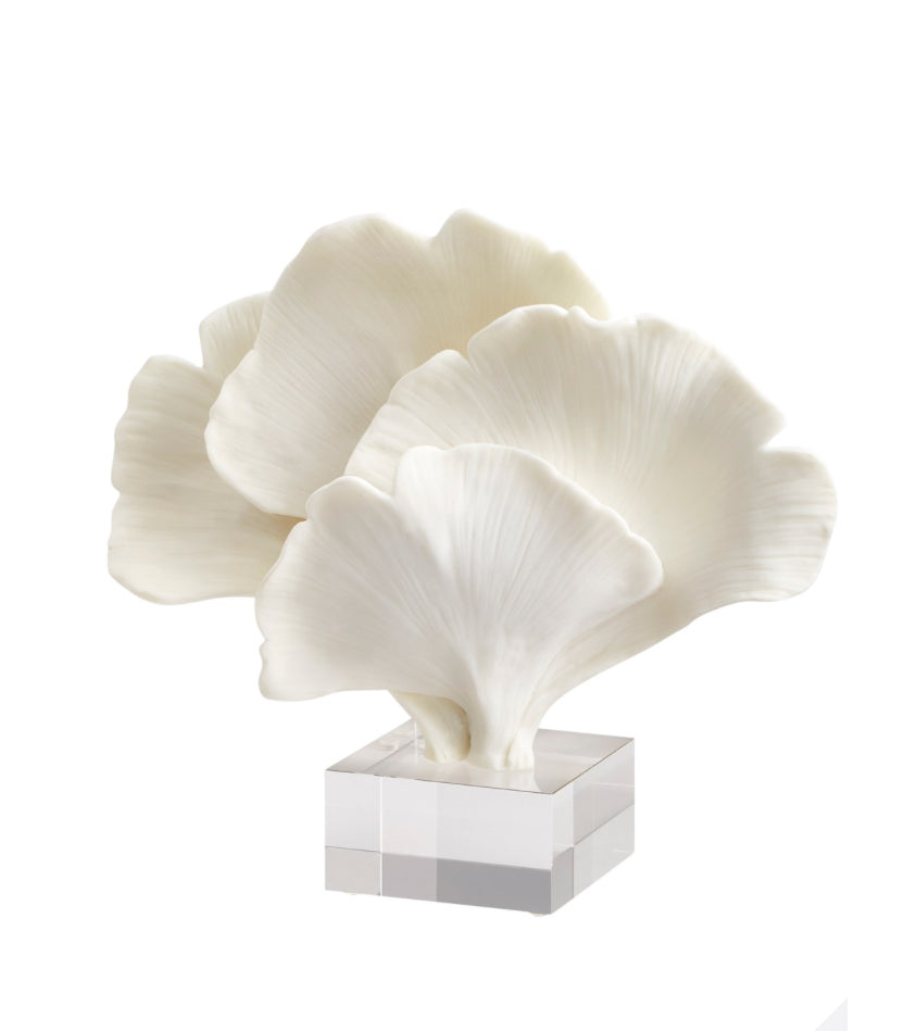 White Palm Sculpture