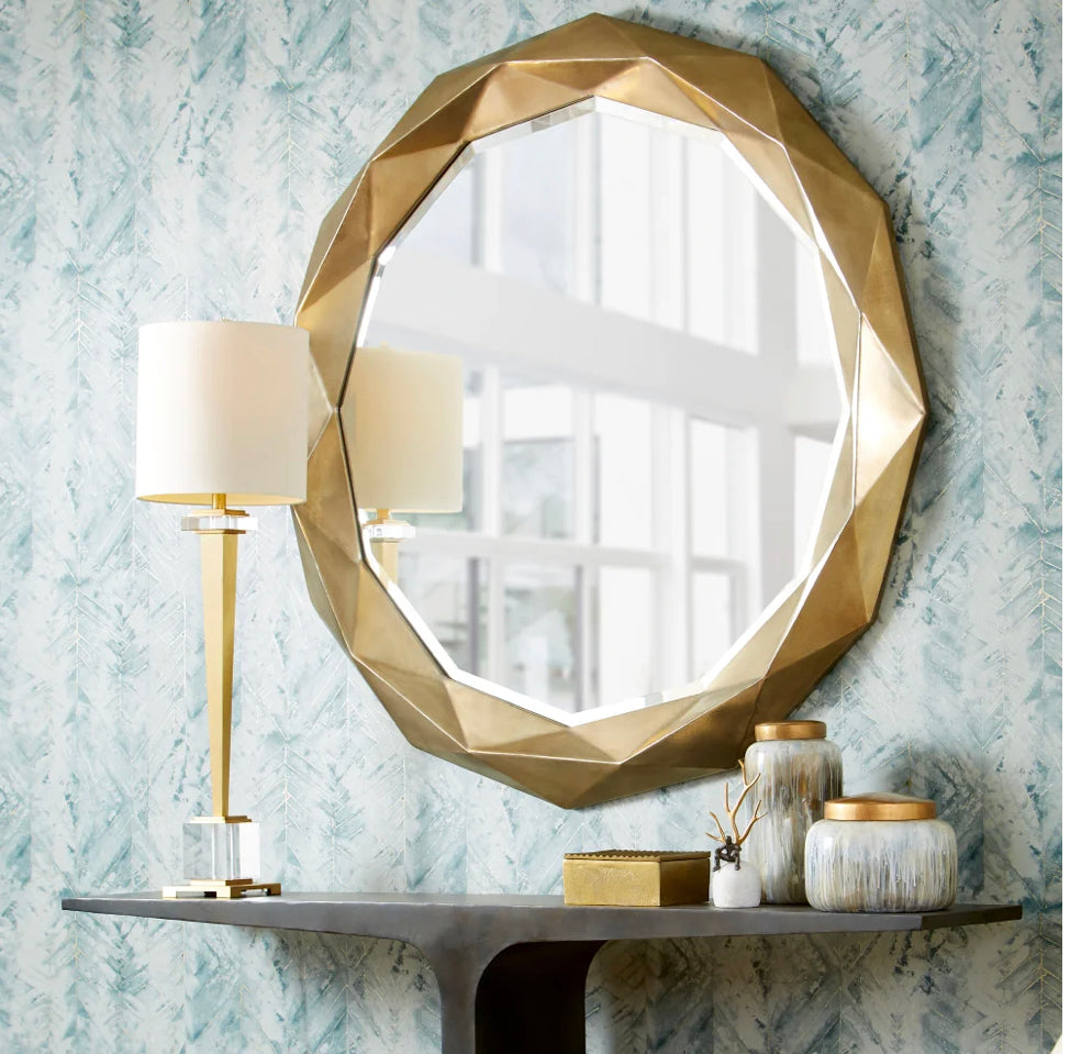 Sweet Harbor Silver Mirror