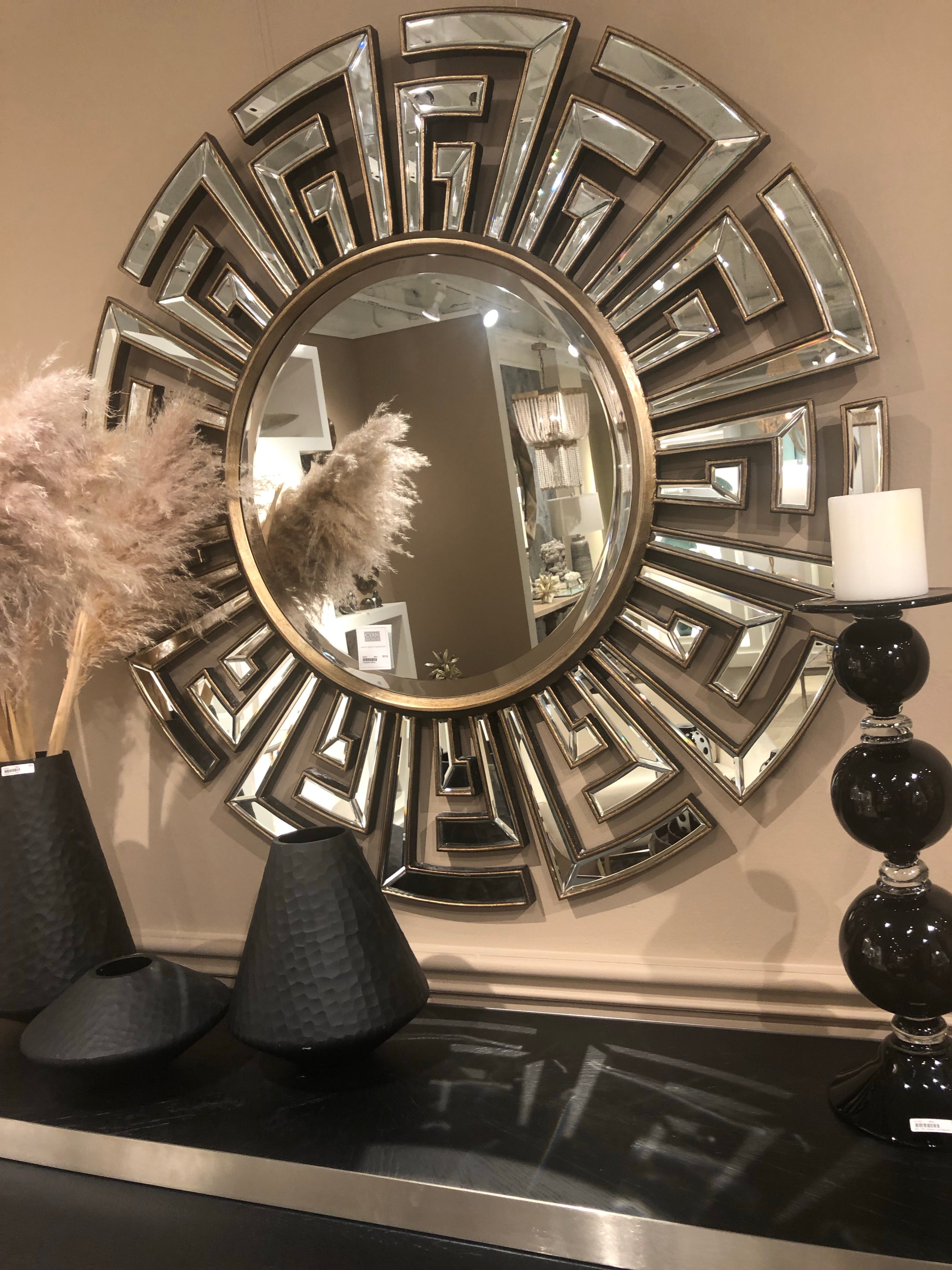 Gold & Glass -Cleopatra Mirror