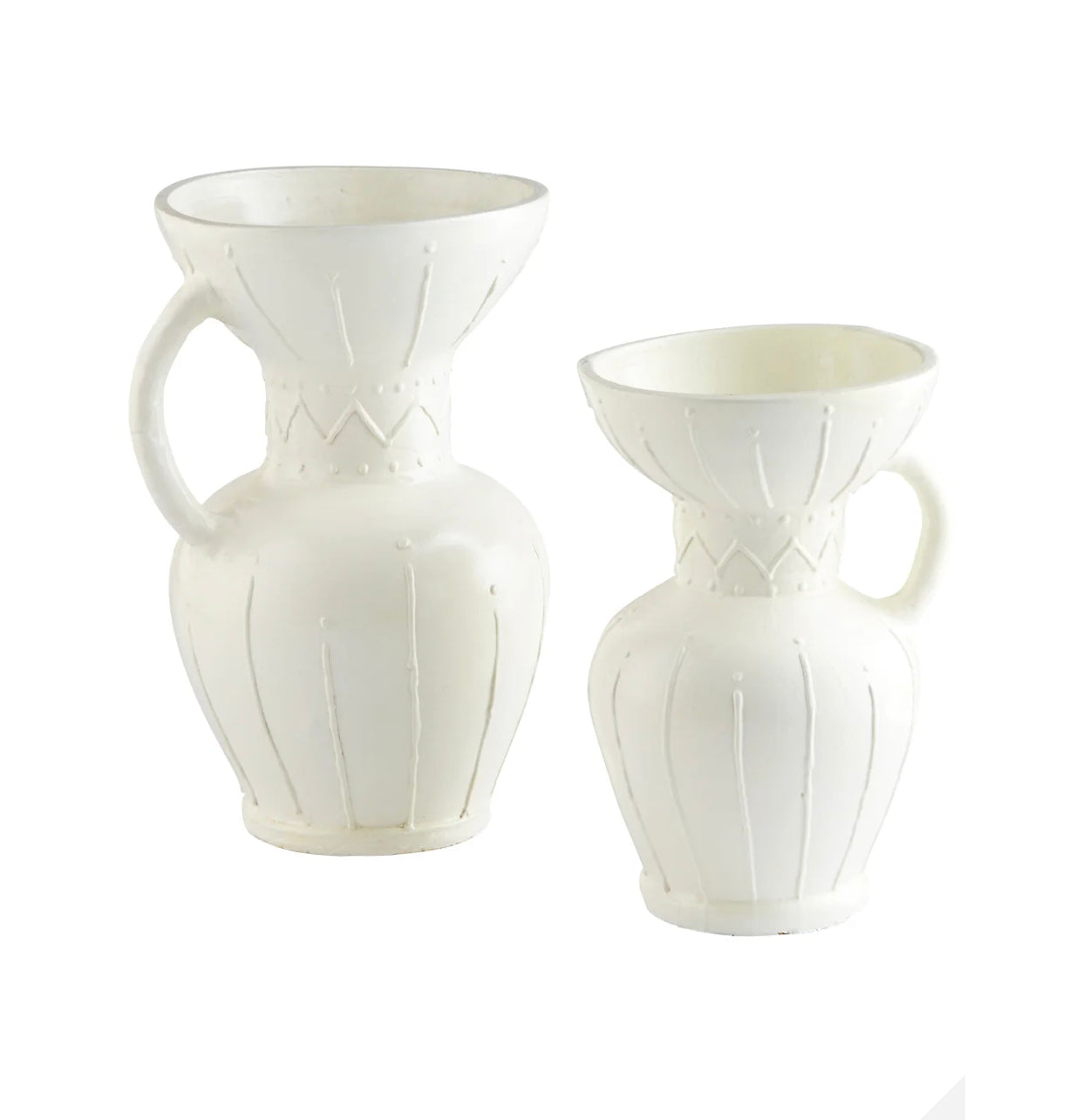 Ravine Vase | White - Medium