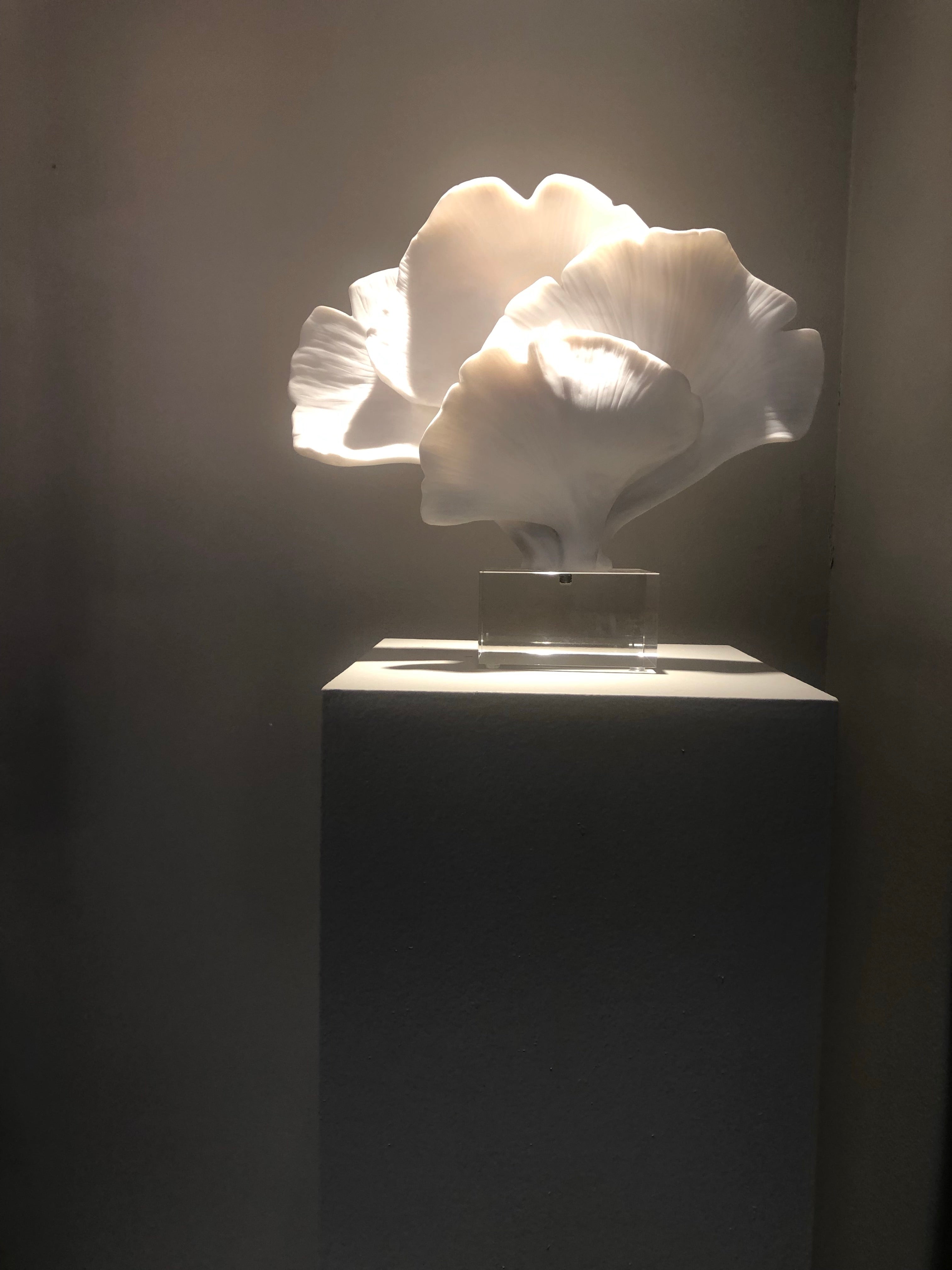 White Palm Sculpture