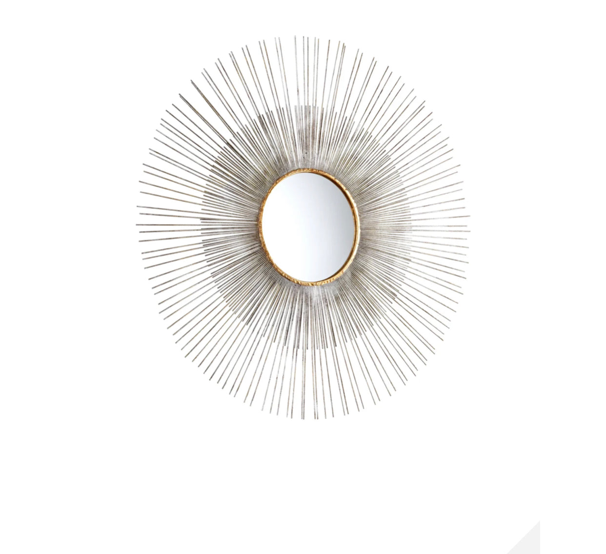 Pixley Mirror | Antiqued Silver Leaf - Large