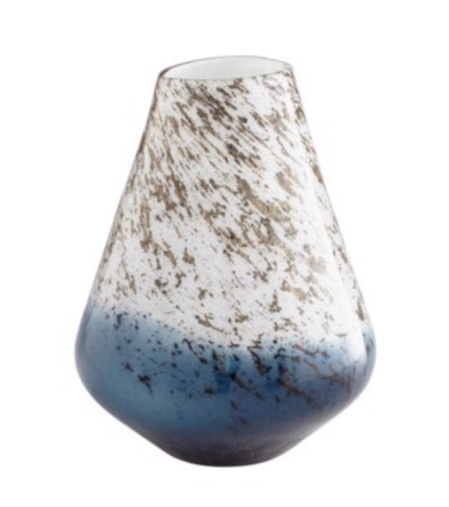 Metallic & Gold  Glass Vase