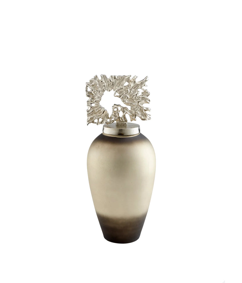 Windows Sculpture | Smokey Quartz And Nickel