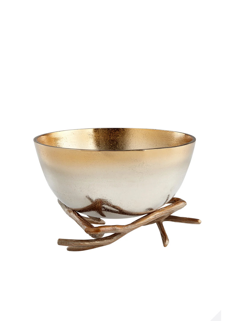 Antler Anchored Bowl| Gold
