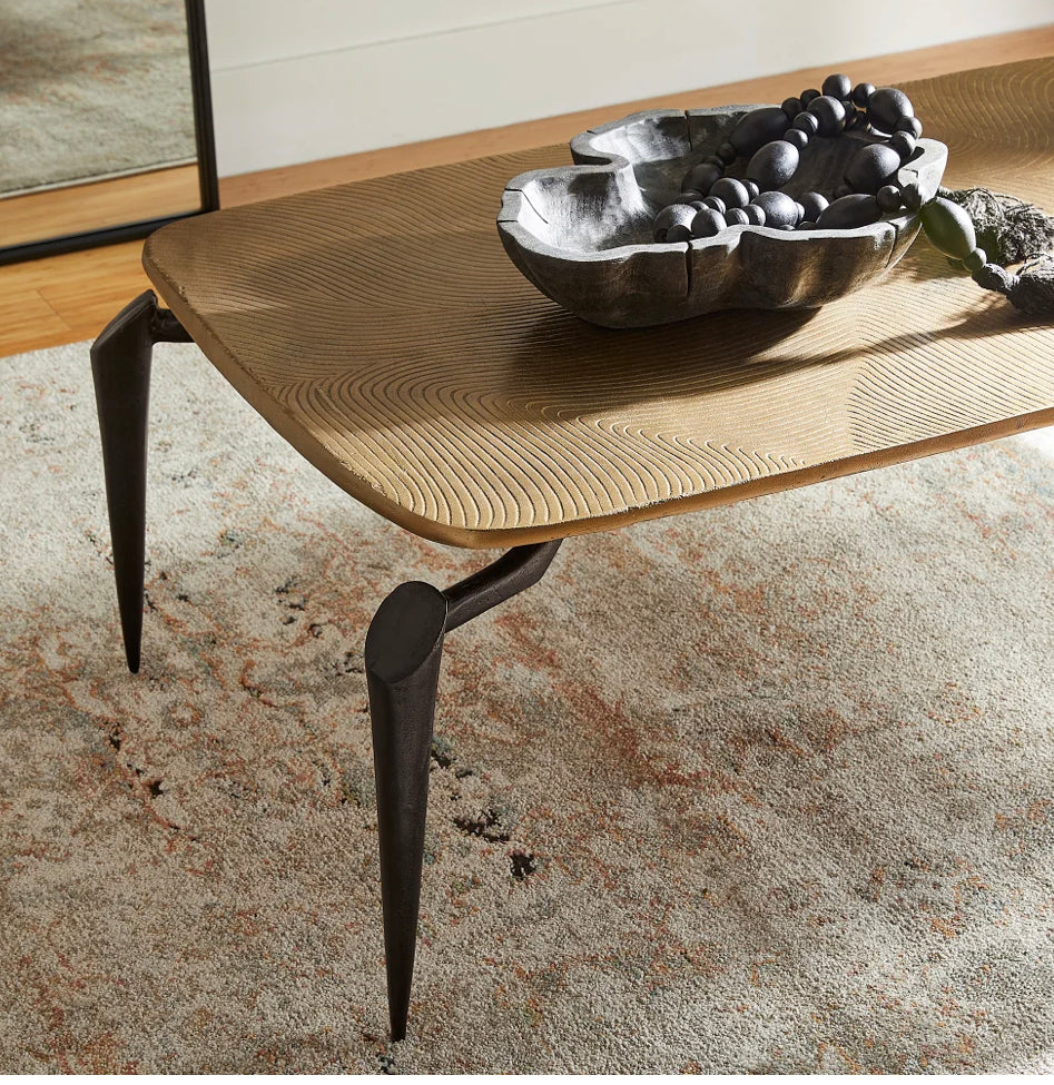 Tarsal CoffeeTable | Black & Gold