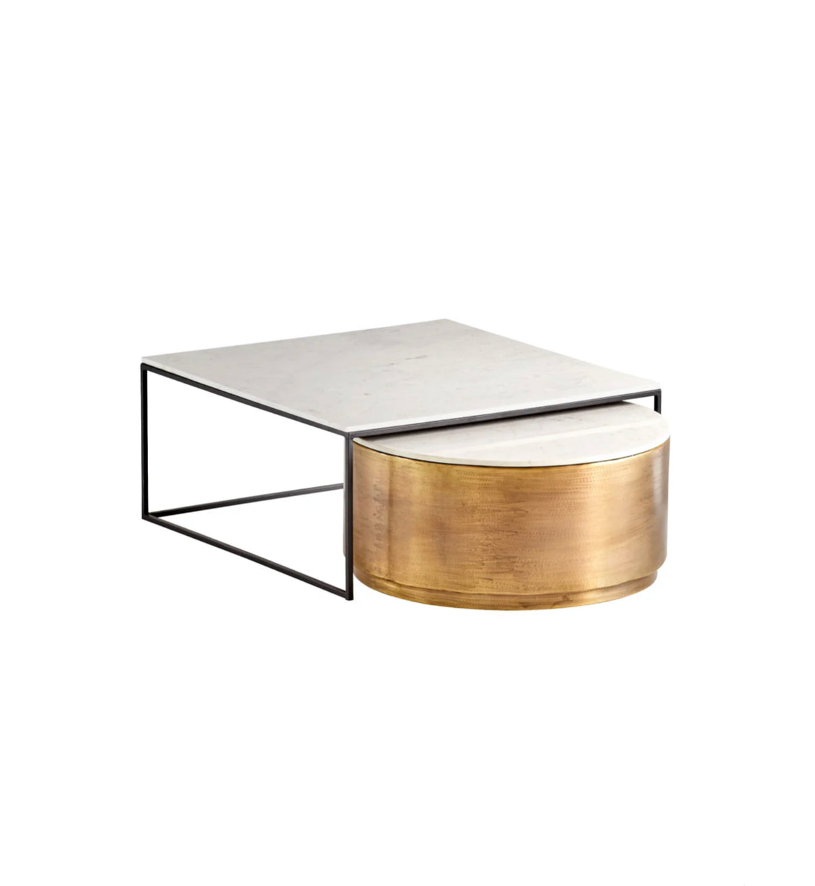 Nessman Nesting Tables | Bronze and Black