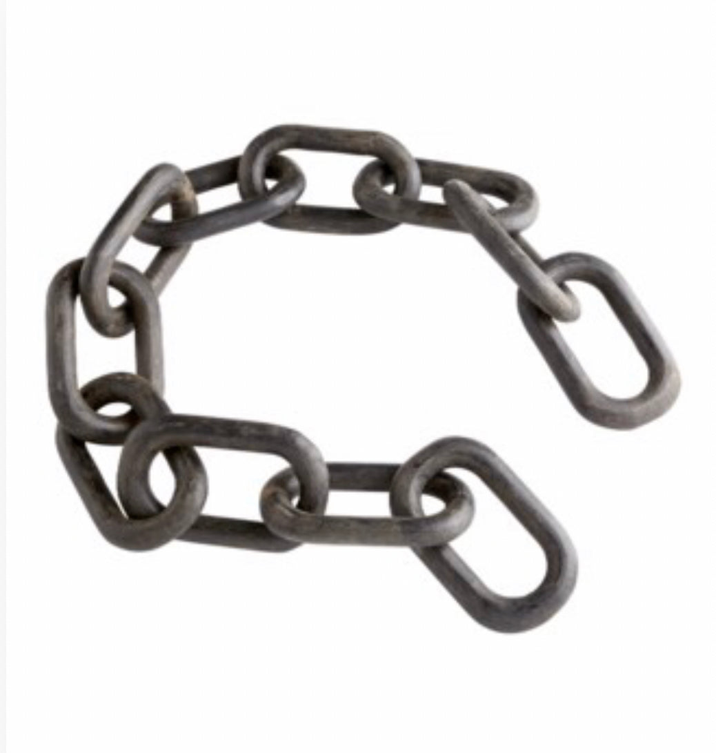 Black Chain Rope-Cadena sculptures
