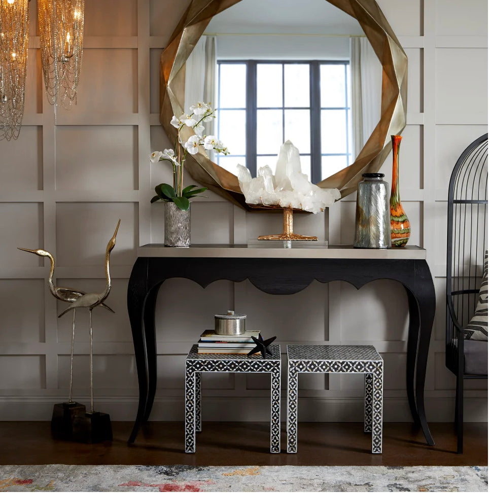 Sweet Harbor Silver Mirror