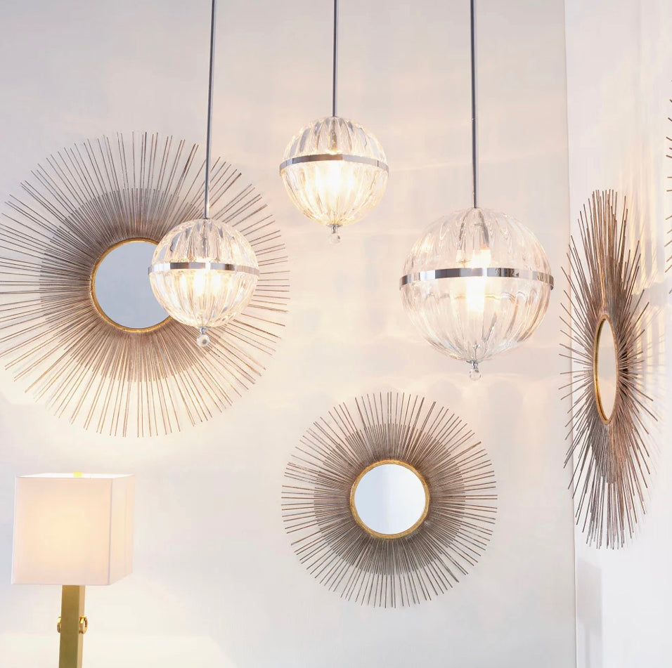 Pixley Mirror | Antiqued Silver Leaf - Large