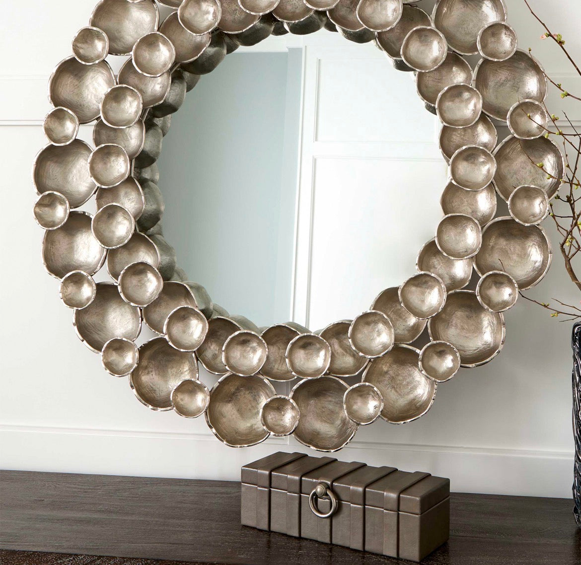 Gala Mirror | Antique Nickel