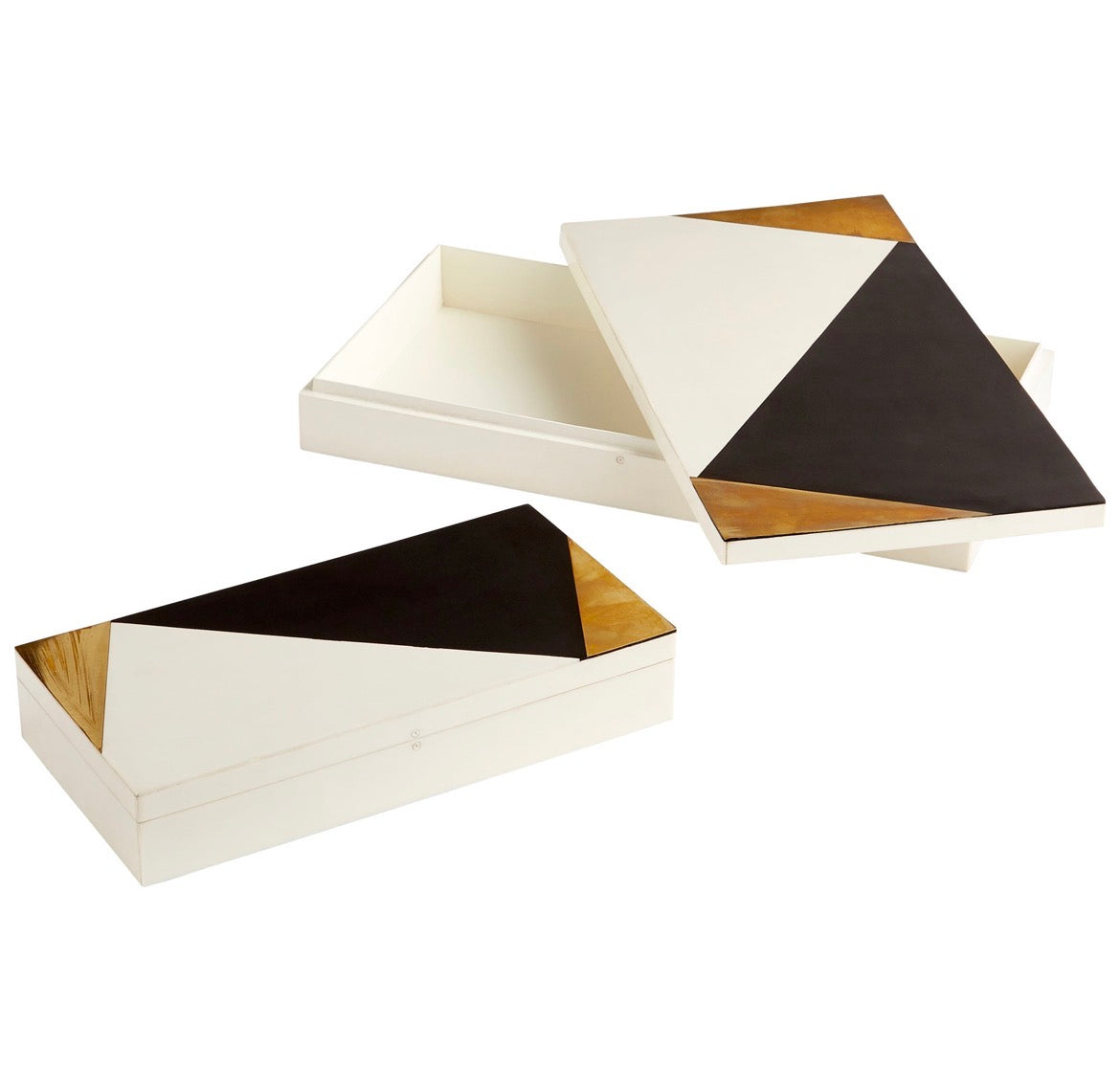 Modametric Container | Black – Gold – White – Small