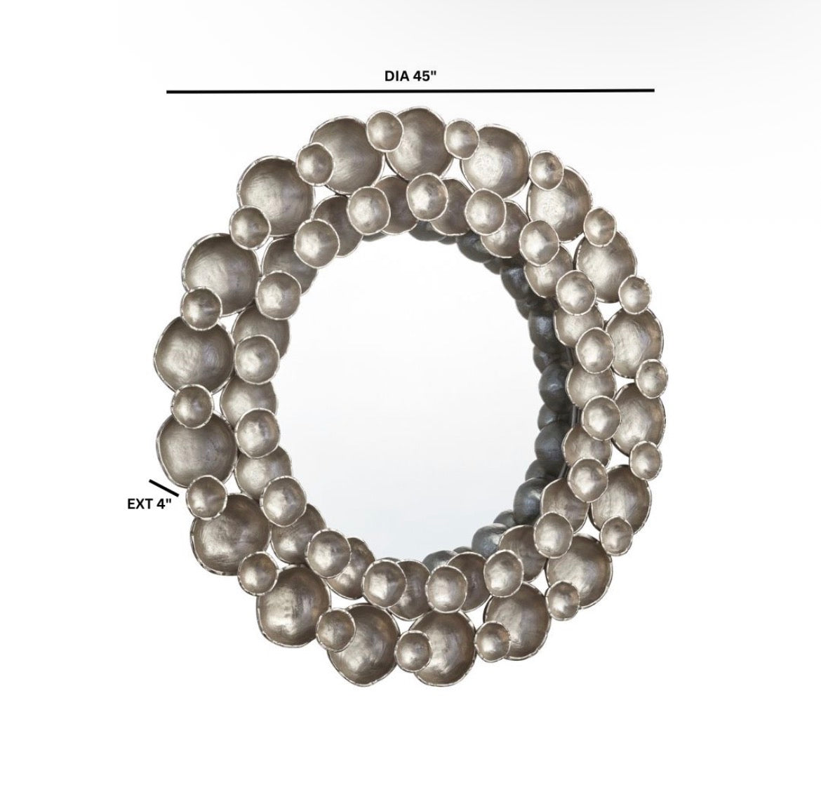 Gala Mirror | Antique Nickel