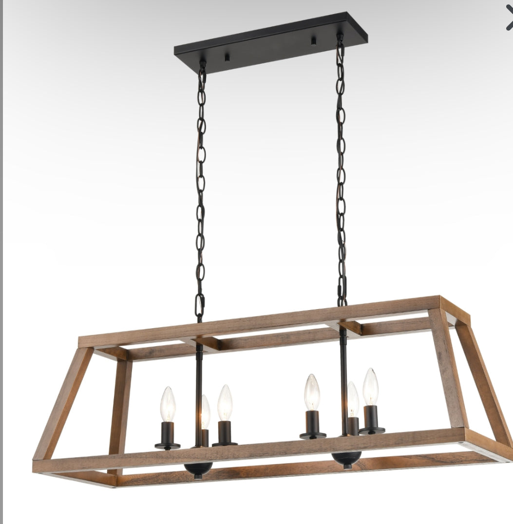 BARROW 36'' WIDE 6-LIGHT LINEAR CHANDELIER