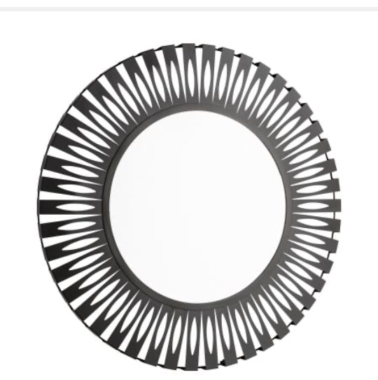 Round Graphite - Sun Dial Mirror