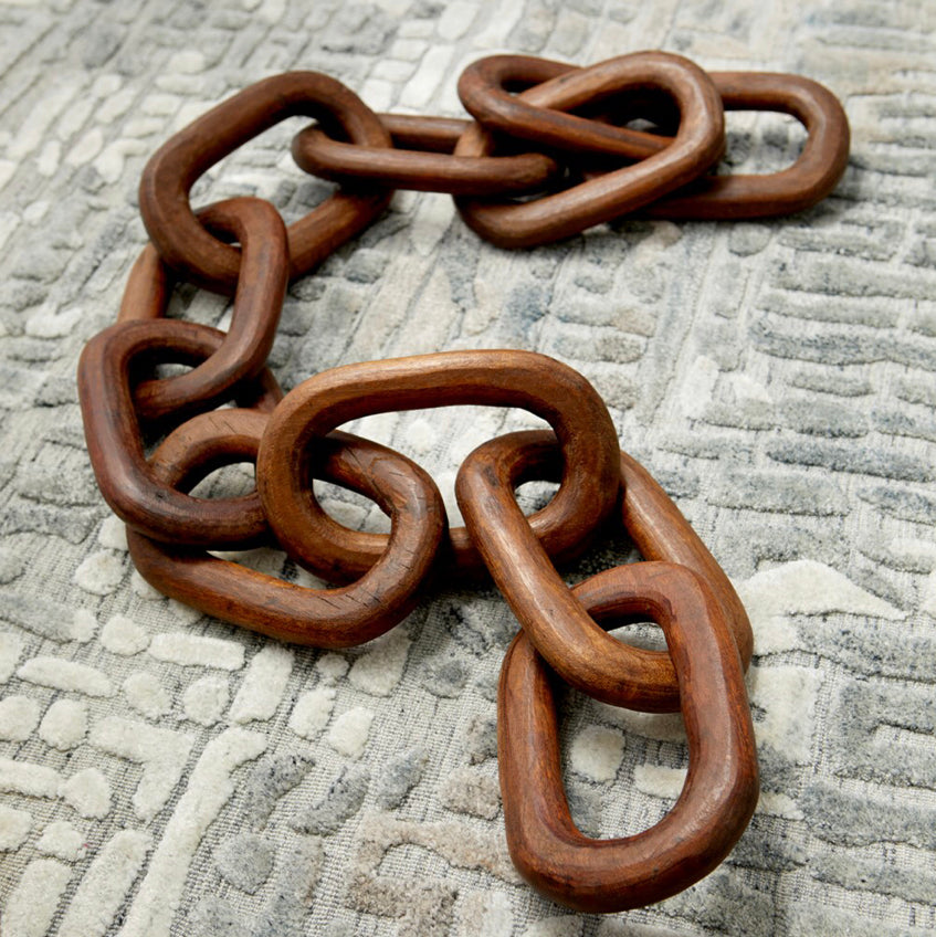 Black Chain Rope-Cadena sculptures
