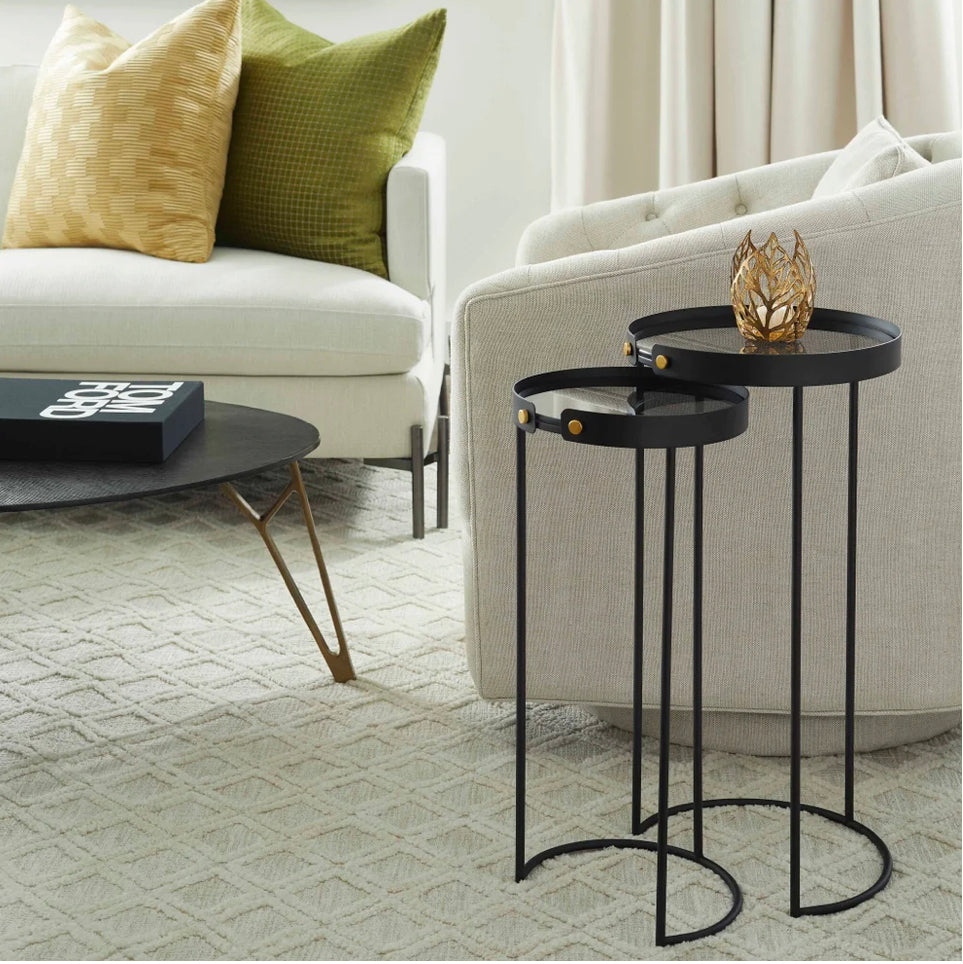 Tall Bow Tie Tables | Graphite