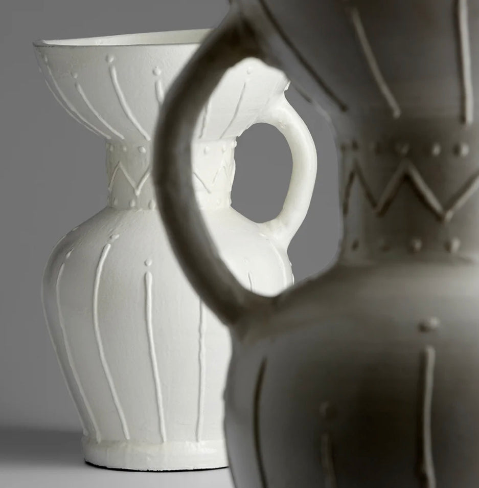 Ravine Vase | White - Medium
